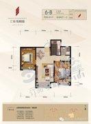 6-B两室两厅一卫三